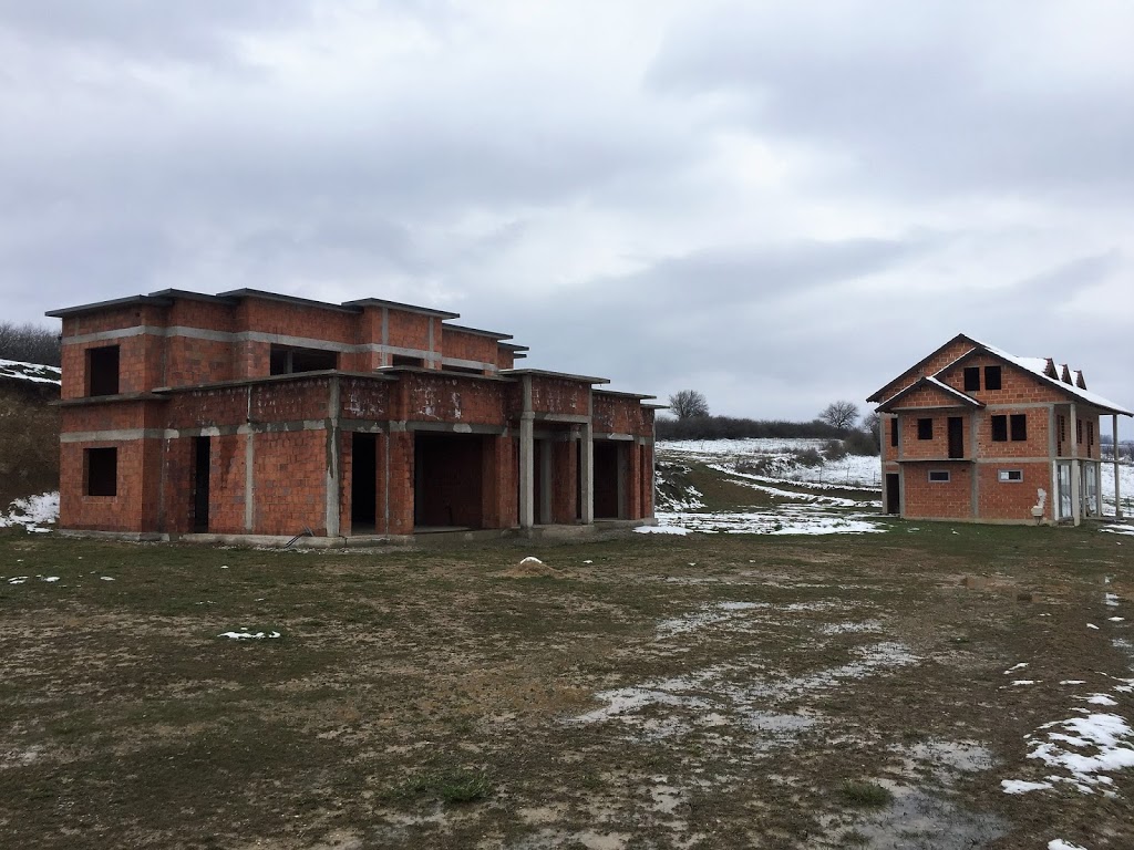 Wedding Venues and unfinished buildings punctuate the Kosovan landscape