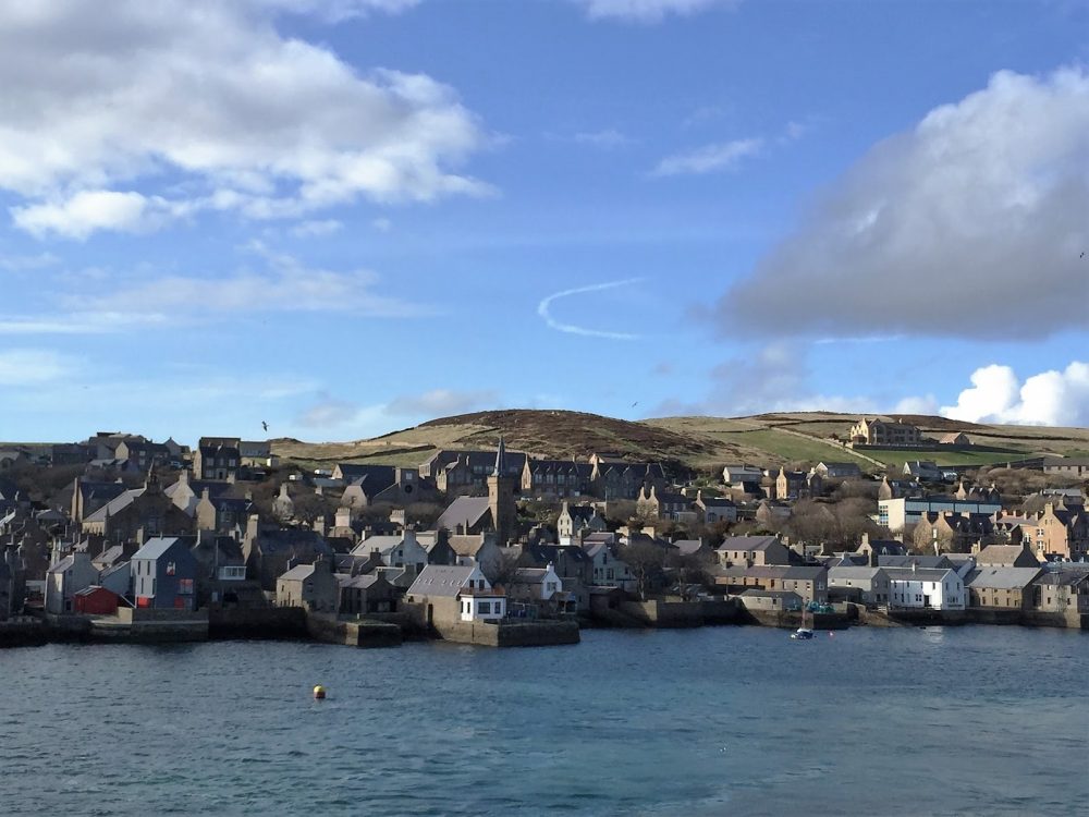 This view of leaving Stromness has changed little since the days of the Hudson Bay Company